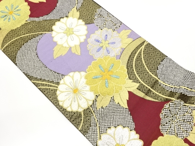 JAPANESE FUKURO OBI / WOVEN SAKURA
